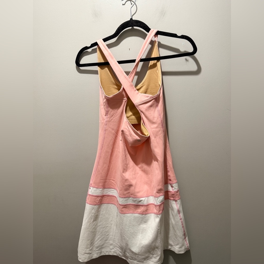 Lululemon Hot HitterTennis Dress - Pink/ White - see pictures for correct color - Picture 3 of 5